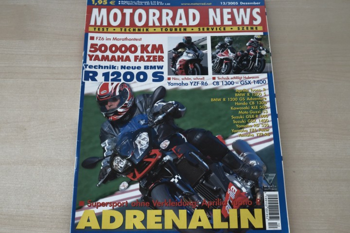 Deckblatt Motorrad News (12/2005)